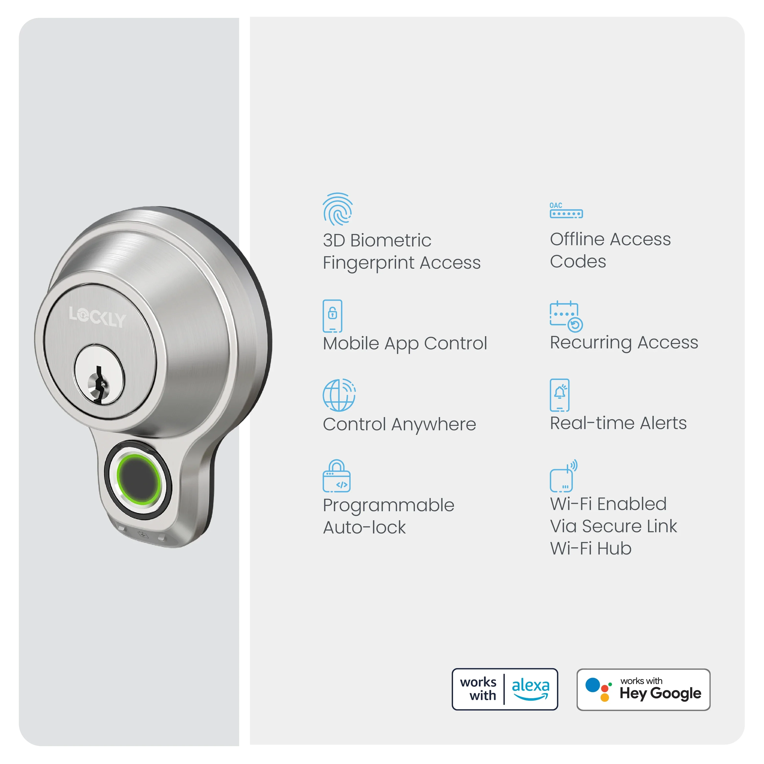 Lockly Access Touch Pro Fingerprint Deadbolt - Image 11