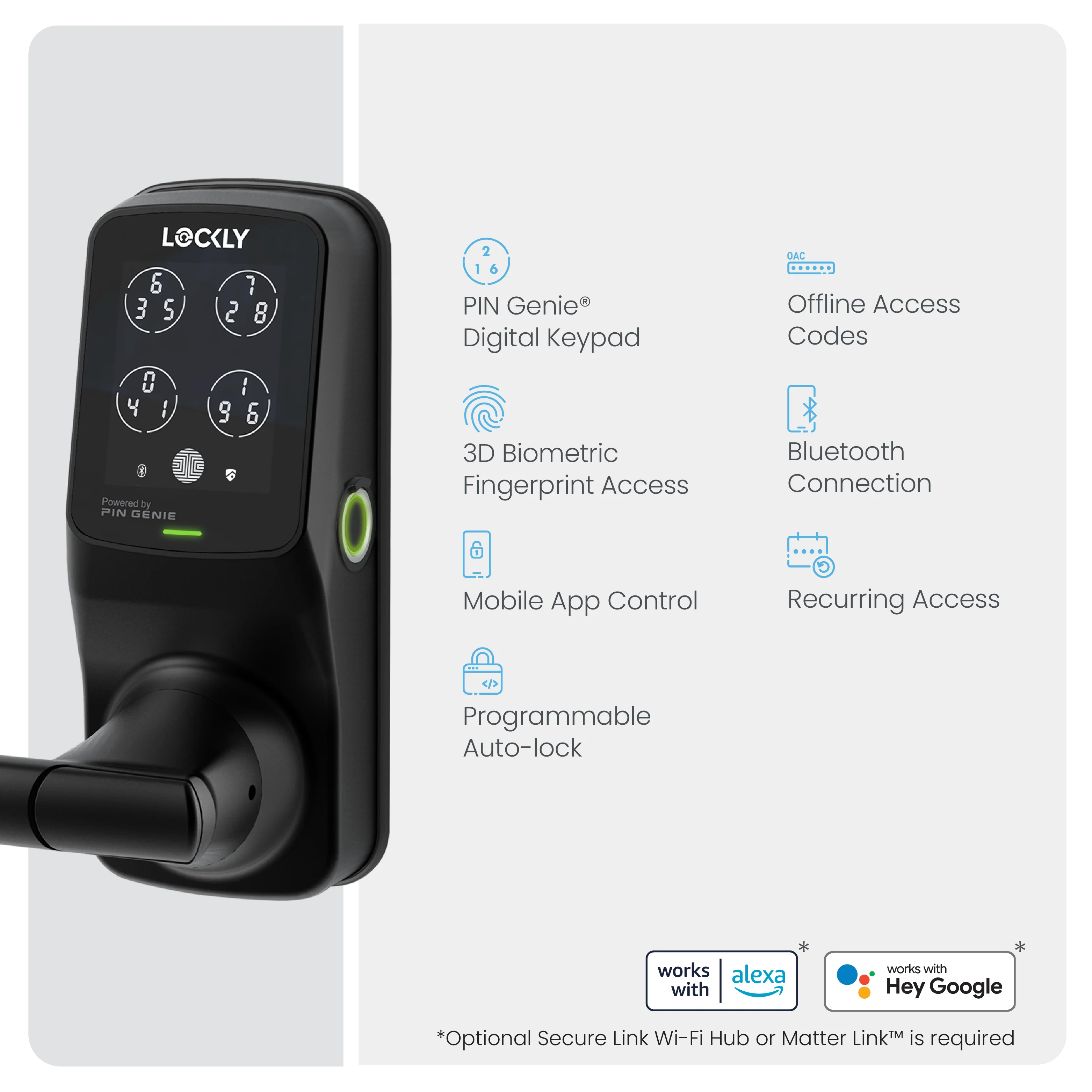 Peek-Proof Lockly Secure Plus Smart Lock - Image 19