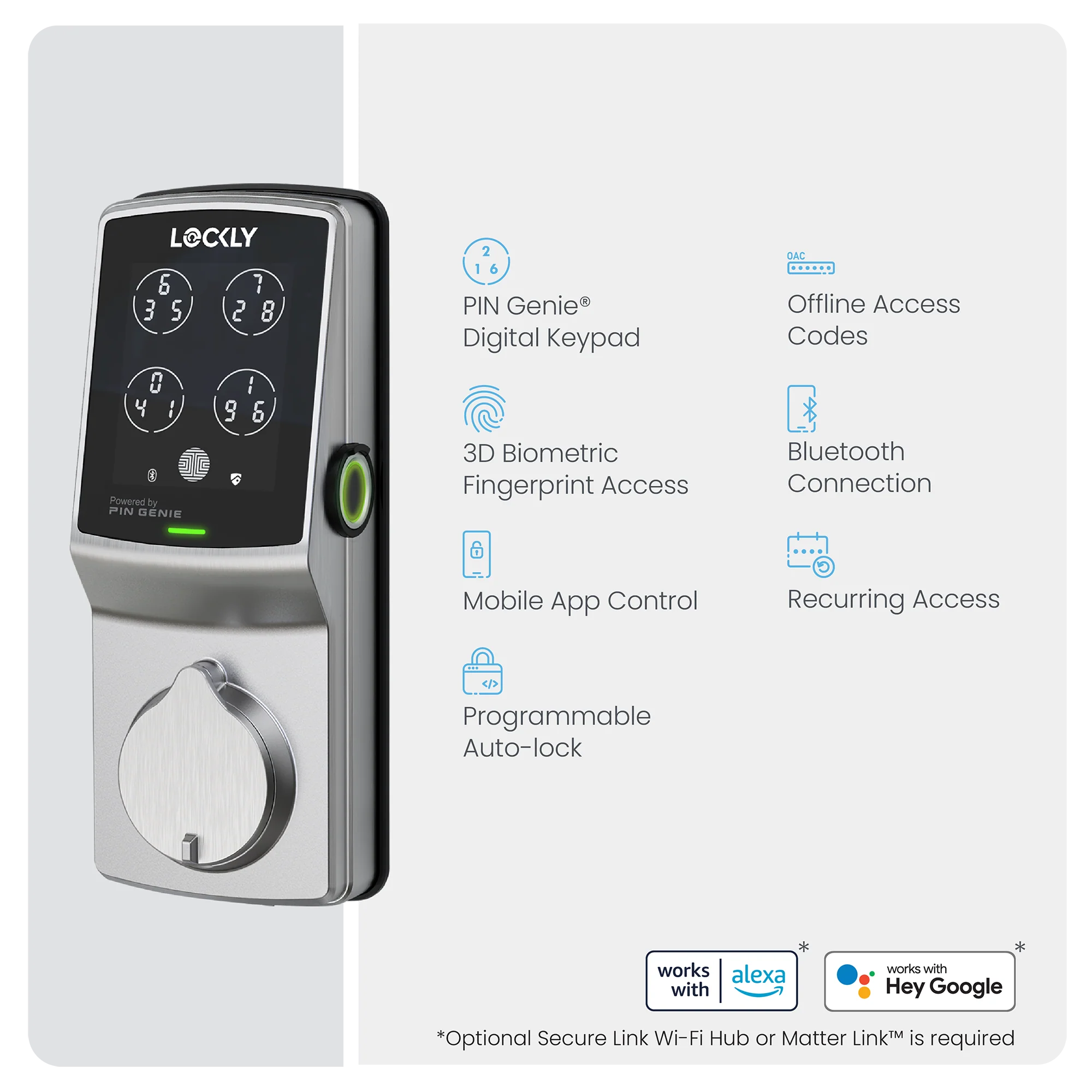 Peek-Proof Lockly Secure Plus Smart Lock - Image 33