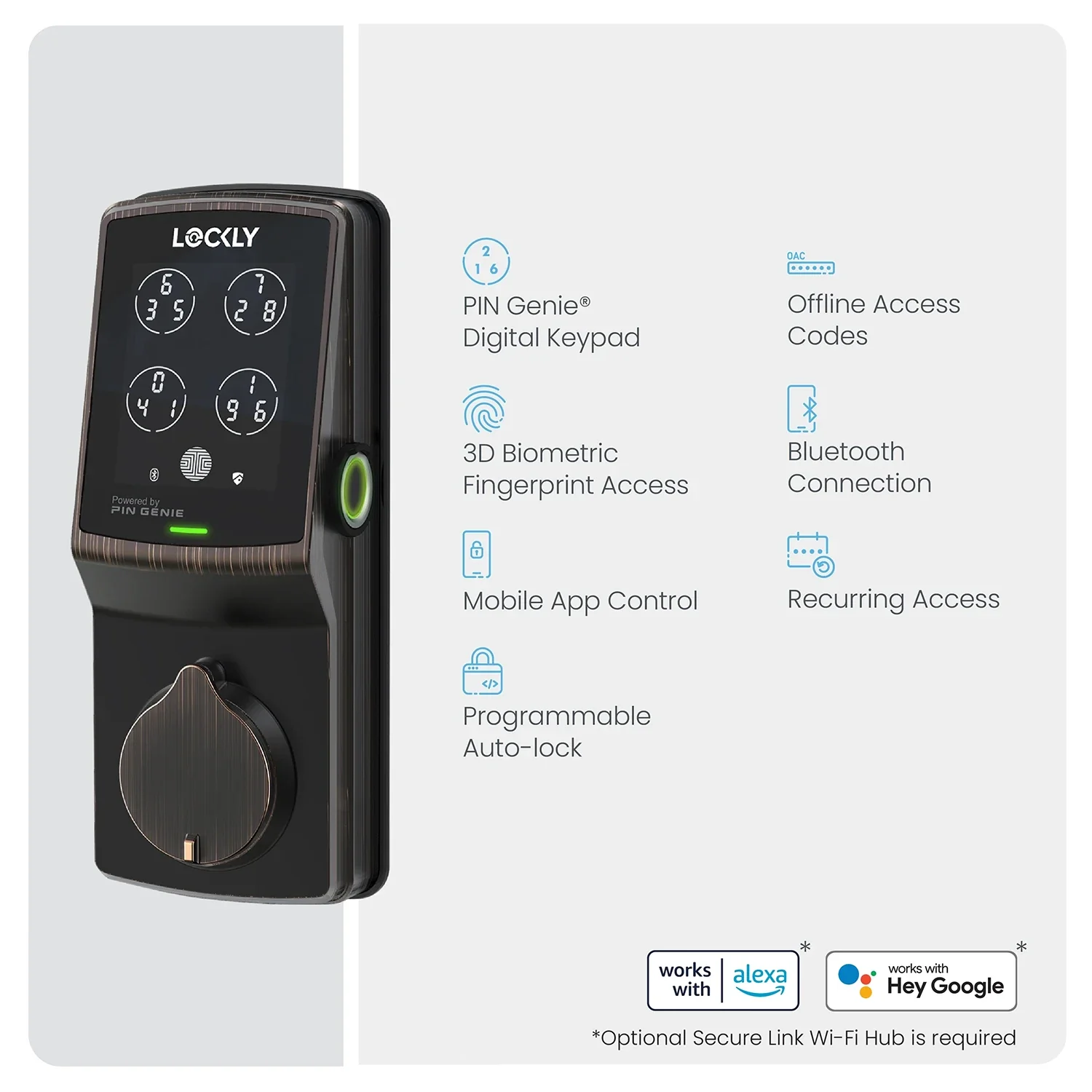 Peek-Proof Lockly Secure Plus Smart Lock - Image 39