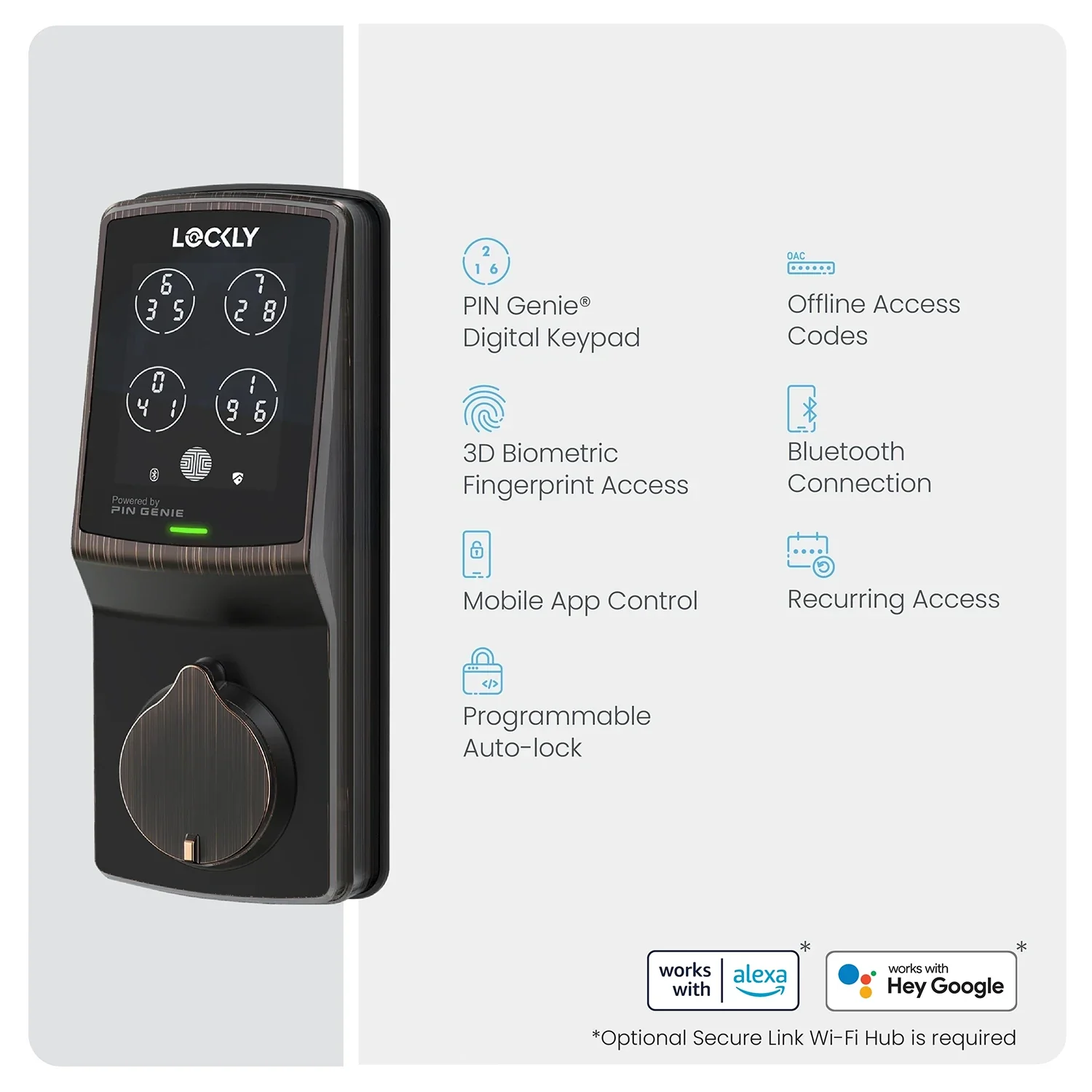 Peek-Proof Lockly Secure Plus Smart Lock - Image 76