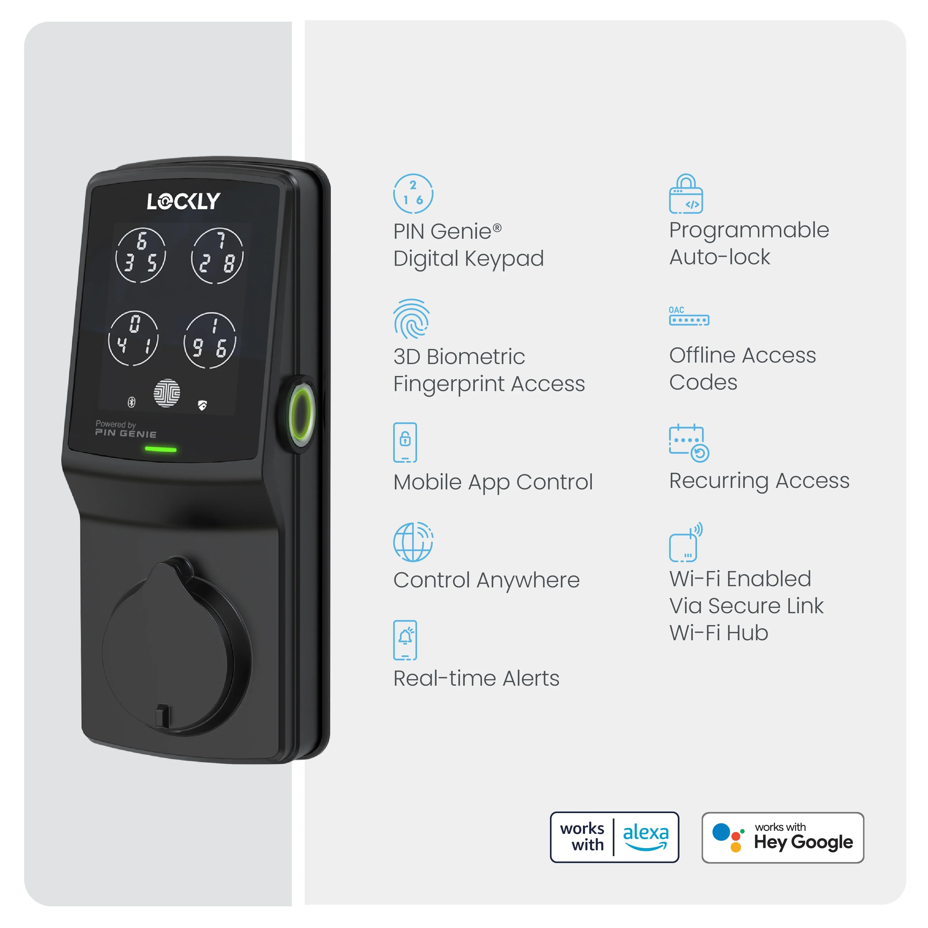 Wi-Fi Enabled Lockly Secure Pro Smart Lock - Image 19