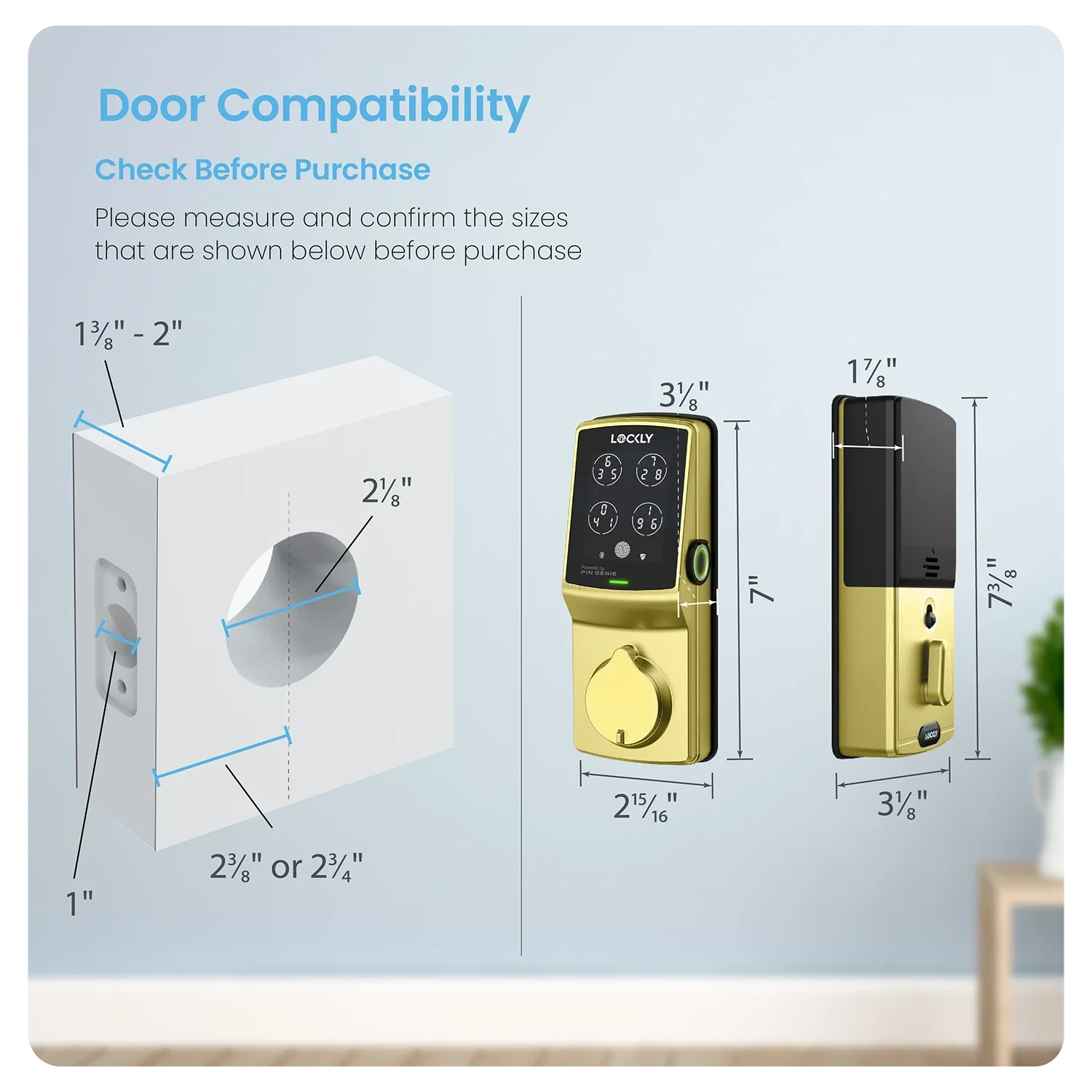 Wi-Fi Enabled Lockly Secure Pro Smart Lock - Image 6