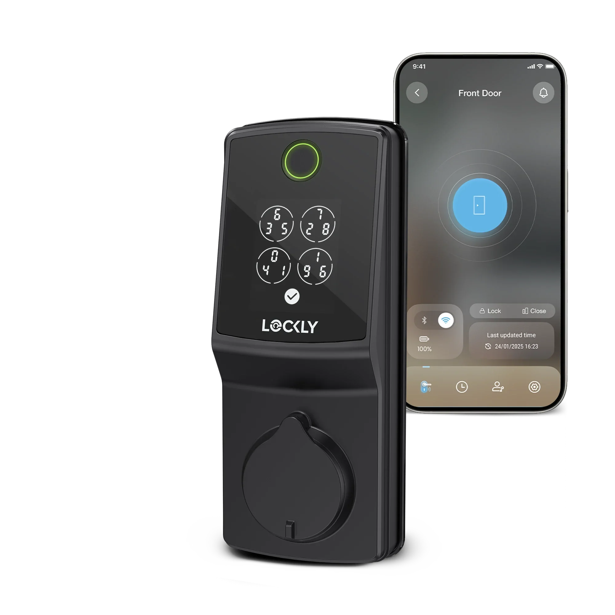 Lockly Secure Pro Deadbolt Latest Version Smart Lock with Built-in Wi-Fi - Image 8