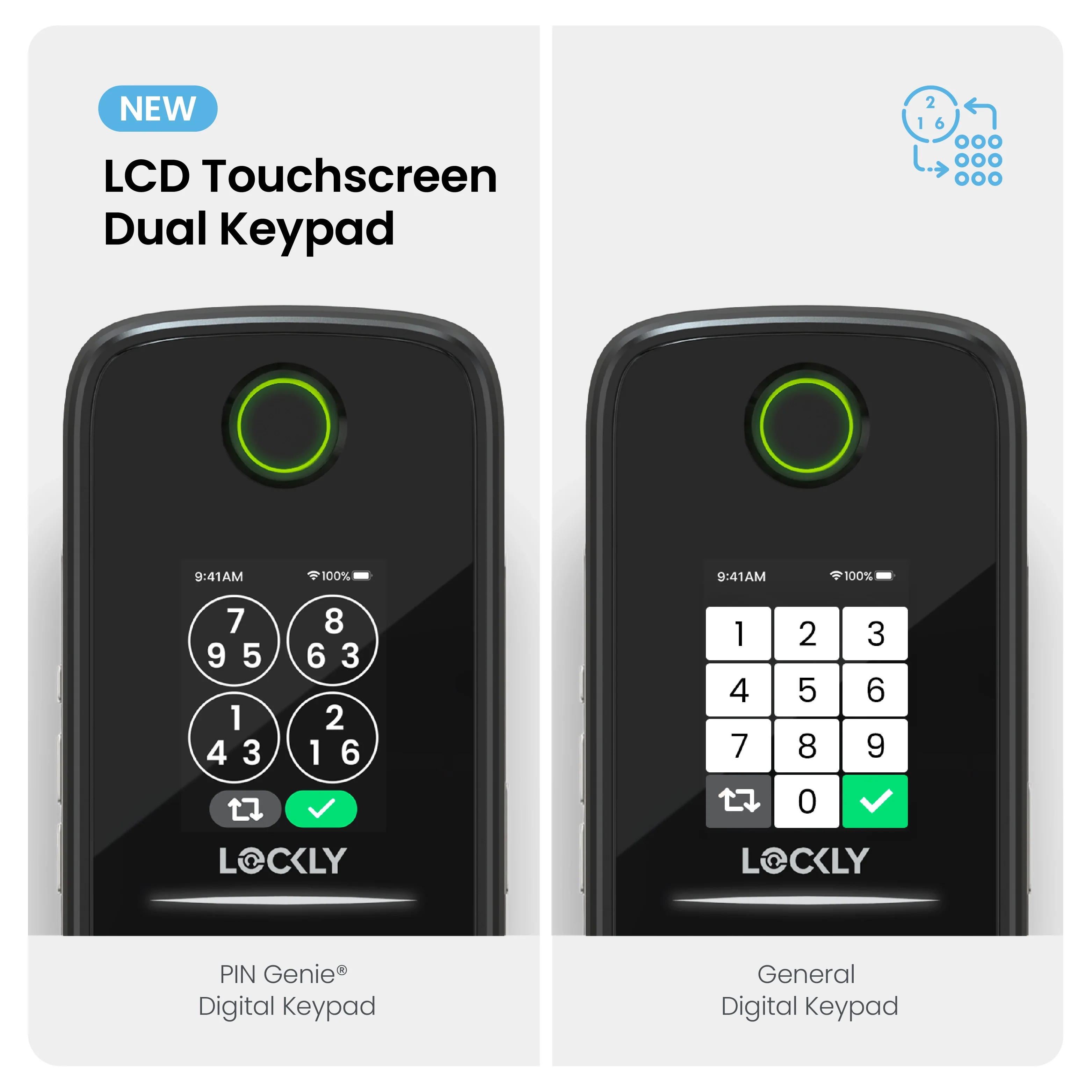 Lockly Secure Pro Latch Latest Version Smart Lock with Quick-Switch Dual Keypad - Image 12