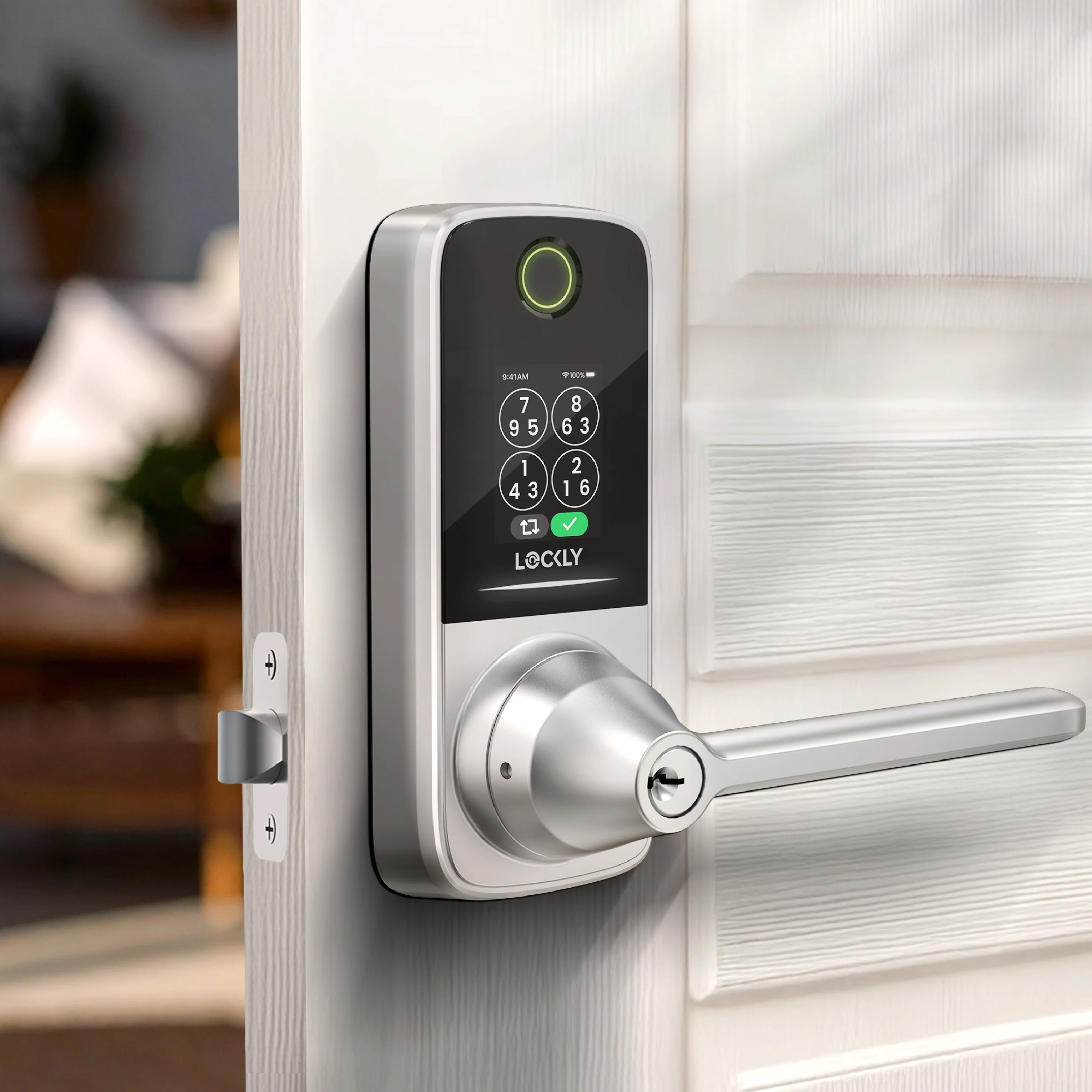 Lockly Secure Pro Latch Latest Version Smart Lock with Quick-Switch Dual Keypad - Image 9
