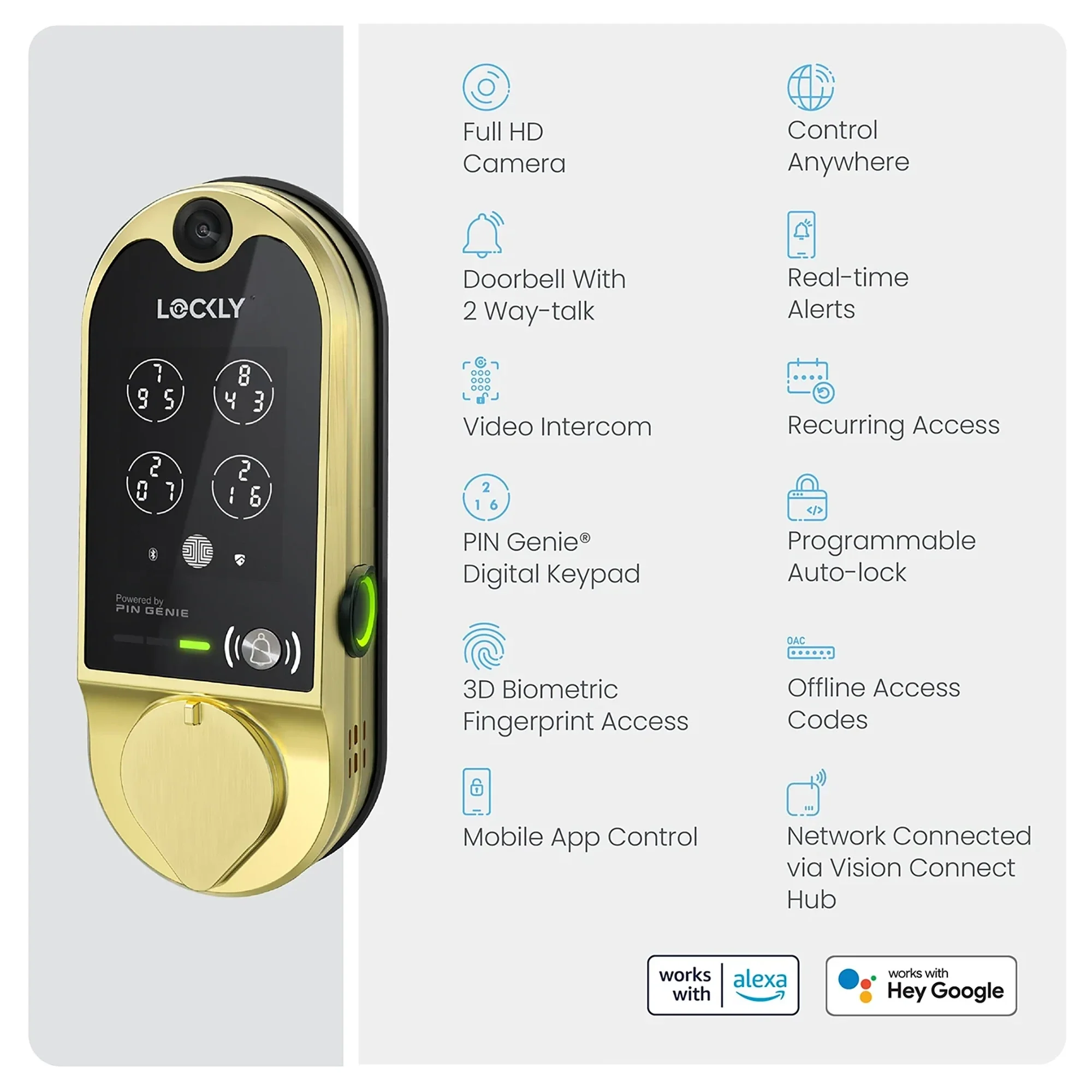 Lockly Vision™ - The Original Video Smart Lock - Image 13