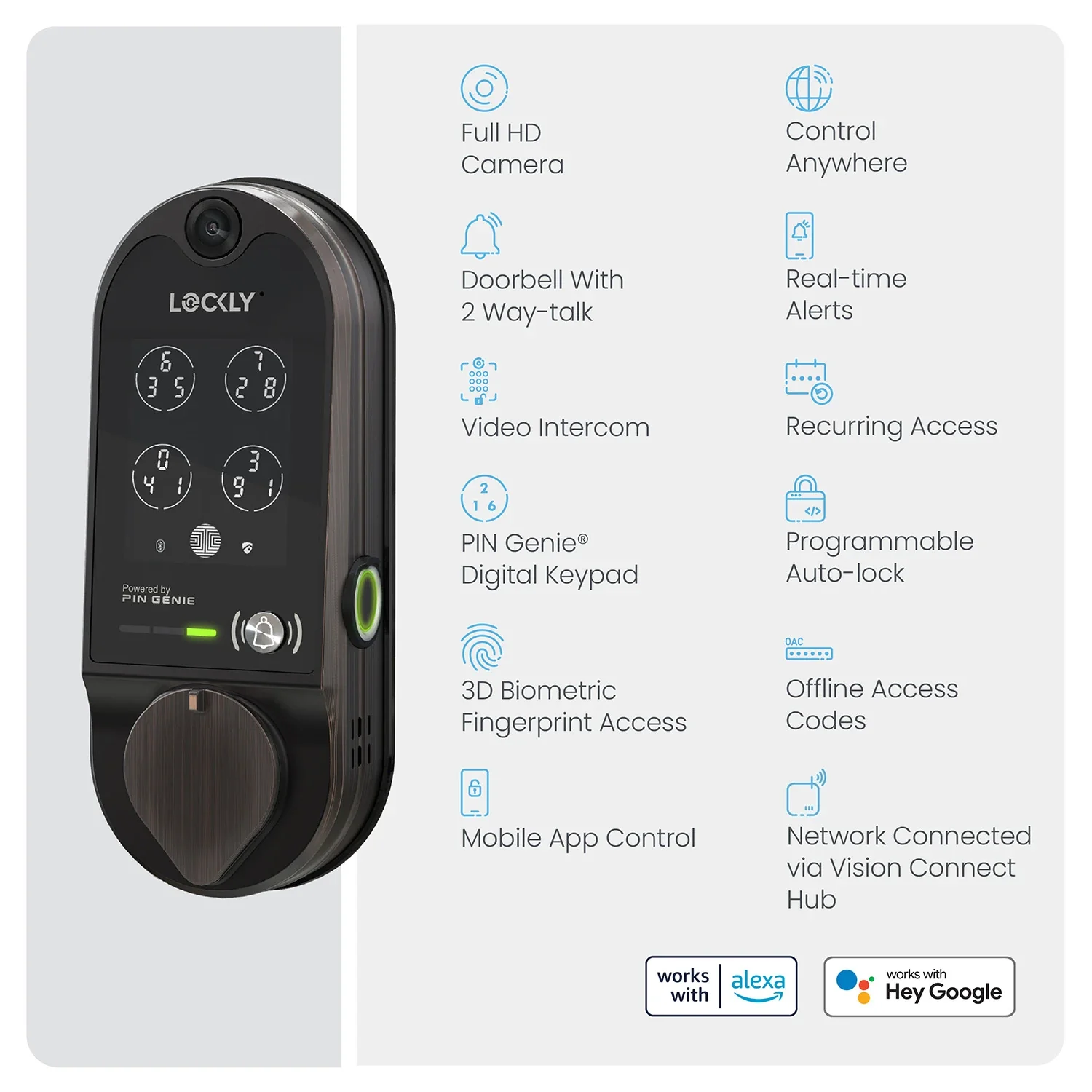 Lockly Vision™ - The Original Video Smart Lock - Image 6