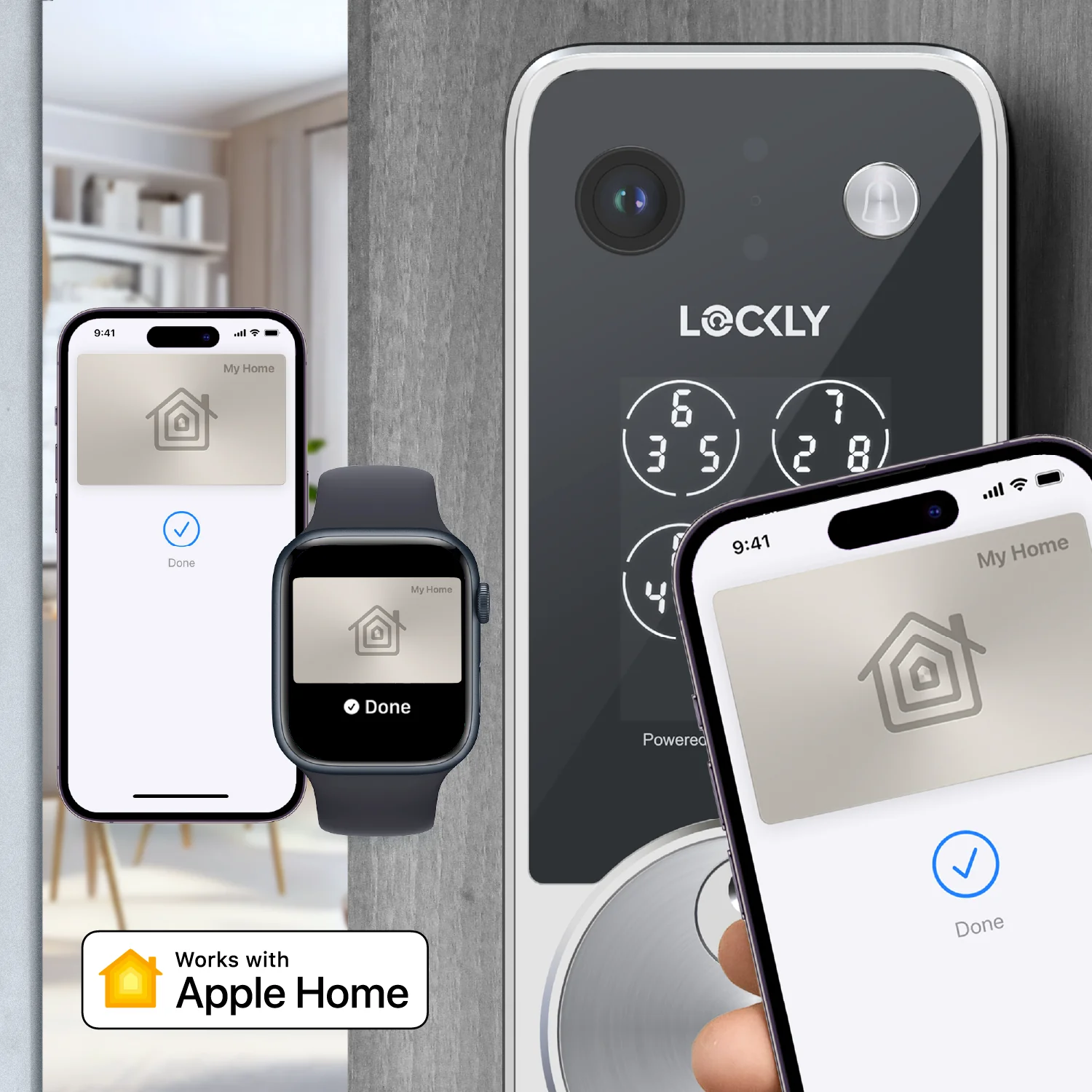 Lockly Vision Zeno Series Video Smart Lock with Intercom Deadbolt - Image 12