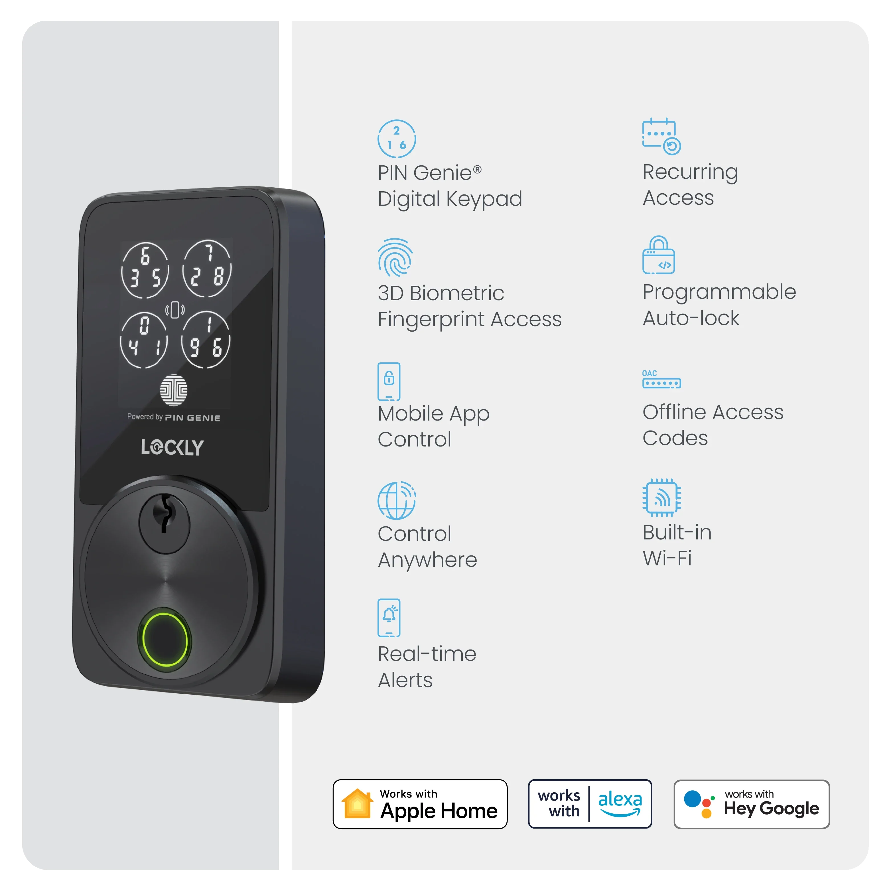 Secure Pro Zeno Series Fingerprint Deadbolt - Image 6